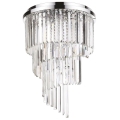 Ideal Lux - Kristalni plafonski luster CARLTON 12xE14/40W/230V prečnik 50 cm, sjajni hrom